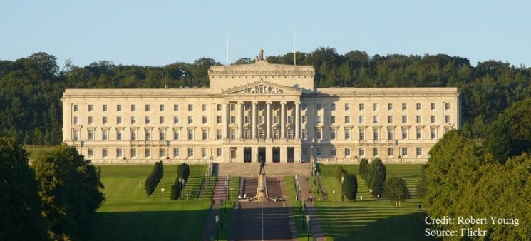 Stormont sunset