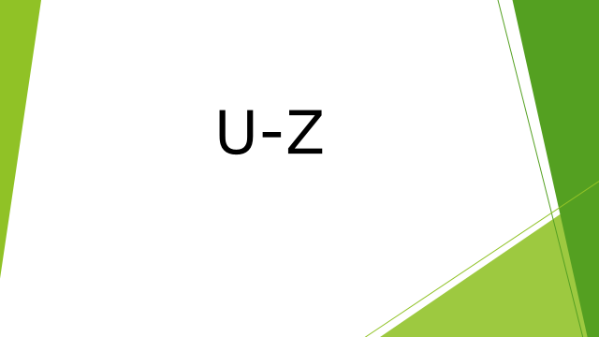 Button link to Groundswell Pulications - U to Z