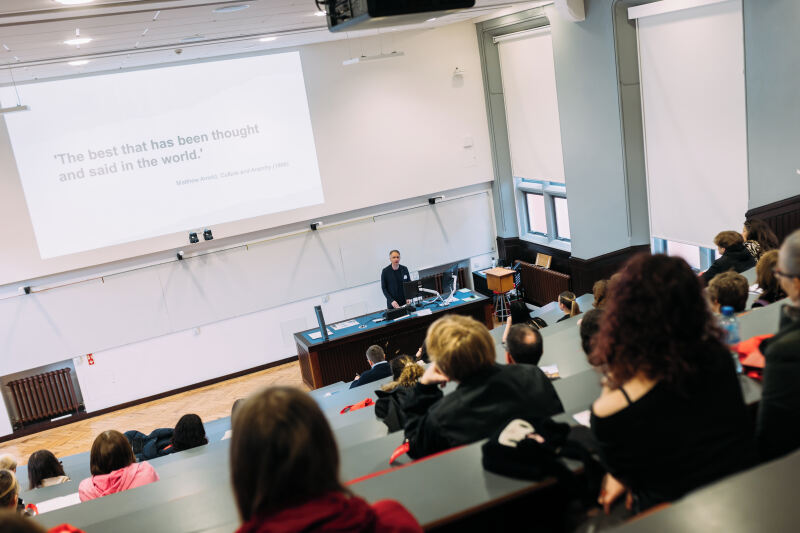 Lecture on Queen's offer holder day