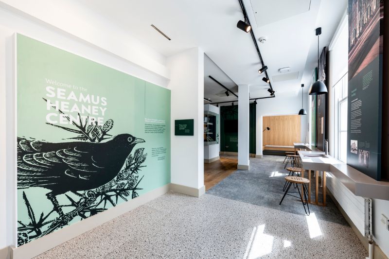 Image of the Seamus Heaney Centre blackbird logo